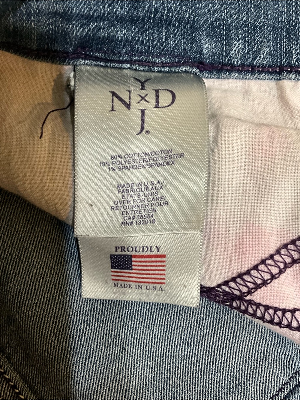 NYDJ Not Your Daughters Jeans Straight Leg Blue Denim - Picture 7 of 8